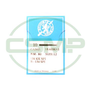 134KK SPI SIZE 80 PACK OF 10 NEEDLES SCHMETZ DISCONTINUED