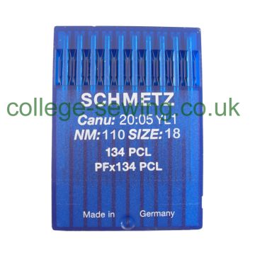 134 PCL SIZE 110 PACK OF 10 NEEDLES SCHMETZ