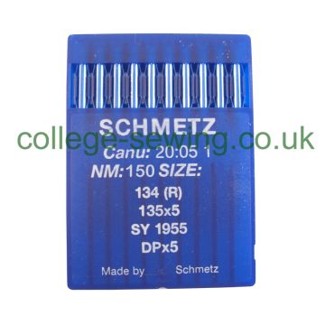 134R SIZE 150 PACK OF 10 NEEDLES SCHMETZ 134R SIZE 150 PACK OF 10 NEEDLES SCHMETZ