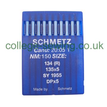 134R SIZE 150 PACK OF 10 NEEDLES SCHMETZ