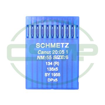 134R SIZE 55 PACK OF 10 NEEDLES SCHMETZ