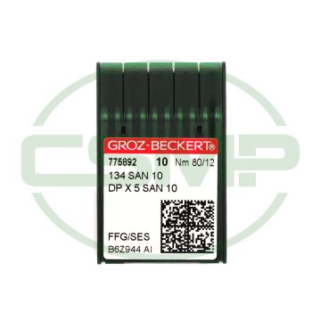 134 SAN10 FFG SIZE 80 GROZ BECKERT PACK OF 10 NEEDLES