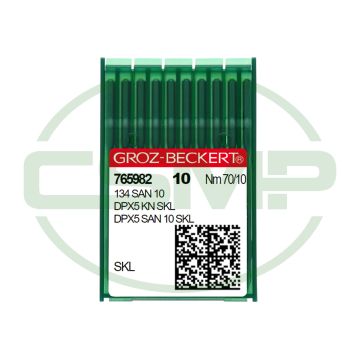 134 SAN10 SKL SIZE 70 GROZ BECKERT PACK OF 10 NEEDLES 134 SAN10 SKL SIZE 70 GROZ BECKERT PACK OF 10 NEEDLES