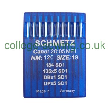 134 SD1 SIZE 120 PACK OF 10 NEEDLES SCHMETZ