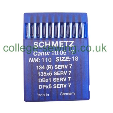 134SERV7 SIZE 110 PACK OF 10 NEEDLES SCHMETZ