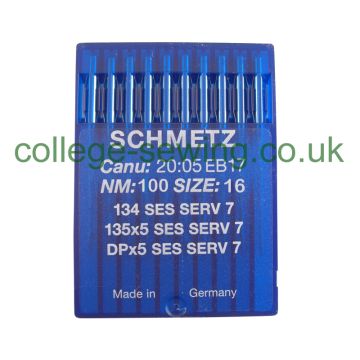 134SES SERV7 SIZE 100 PACK OF 10 NEEDLES SCHMETZ