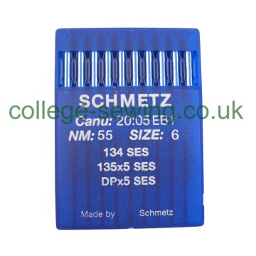 134 SES SIZE 55 PACK OF 10 NEEDLES SCHMETZ