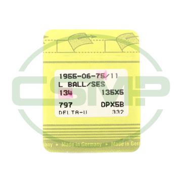 134SES SIZE 75 PACK OF 10 NEEDLES SINGER DISCONTINUED 134SES SIZE 75 PACK OF 10 NEEDLES SINGER DISCONTINUED
