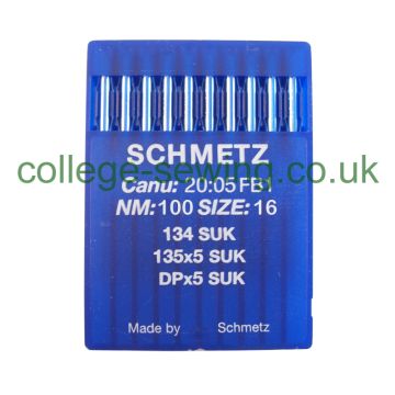 134 SUK SIZE 100 PACK OF 10 NEEDLES SCHMETZ