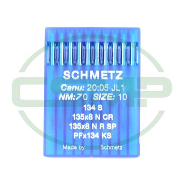 134S SIZE 70 PACK OF 10 NEEDLES SCHMETZ