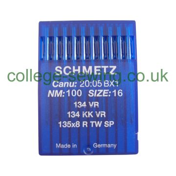 134VR SIZE 100 PACK OF 10 NEEDLES SCHMETZ