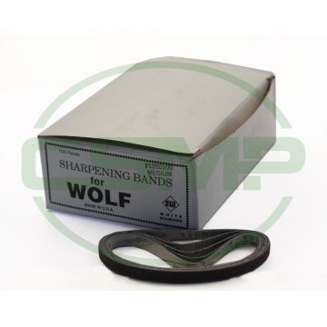 WOLF MEDIUM EMERY BANDS BOX 100PCS 1350100