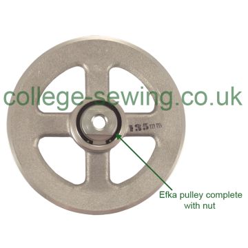 135MM PULLEY EFKA TAPERED WITH NUT