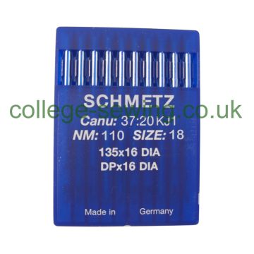 135X16DIA SIZE 110 PACK OF 10 NEEDLES SCHMETZ