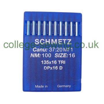 135X16TRI SIZE 100 PACK OF 10 NEEDLES SCHMETZ