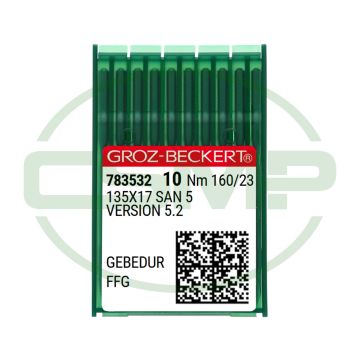 135X17 SAN5 FFG GEBEDUR SIZE 160 PACK OF 10 NEEDLES GROZ BECKERT