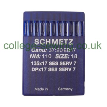 135X17 SES SERV7 SIZE 110 PACK OF 10 NEEDLES SCHMETZ