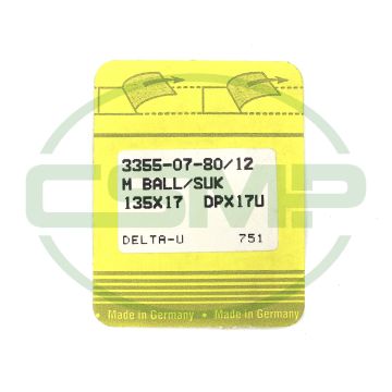 135X17 SUK SIZE 80 PACK OF 10 NEEDLES SINGER DISCONTINUED 135X17 SUK SIZE 80 PACK OF 10 NEEDLES SINGER DISCONTINUED