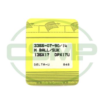 135X17 SUK SIZE 90 PACK OF 10 NEEDLES SINGER DISCONTINUED 135X17 SUK SIZE 90 PACK OF 10 NEEDLES SINGER DISCONTINUED