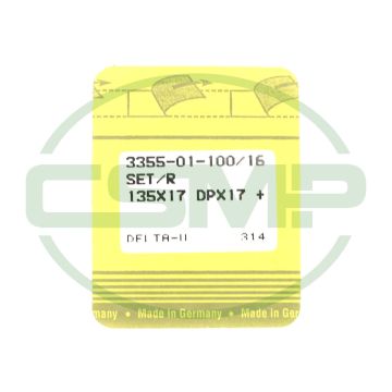 135X17 SIZE 100 PACK OF 10 NEEDLES SINGER DISCONTINUED