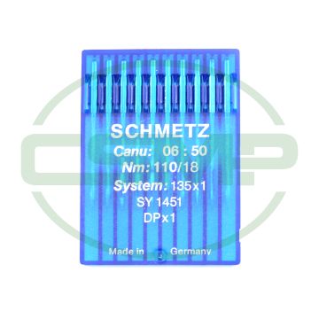 135X1 SIZE 110 PACK OF 10 NEEDLES SCHMETZ