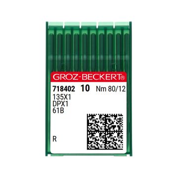 135X1 SIZE 80 PACK OF 10 NEEDLES GROZ BECKERT 135X1 SIZE 80 PACK OF 10 NEEDLES GROZ BECKERT