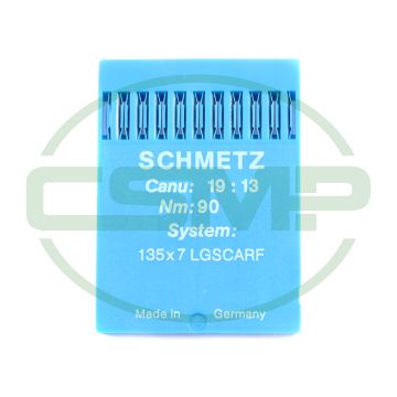 135X7LG SCARF SES SIZE 90 PACK OF 10 NEEDLES SCHMETZ DISCONTINUED 135X7LG SCARF SES SIZE 90 PACK OF 10 NEEDLES SCHMETZ DISCONTINUED