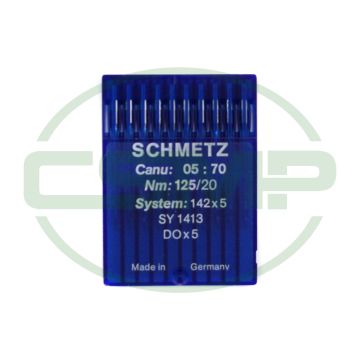 142X5 SIZE 125 PACK OF 10 NEEDLES SCHMETZ DISCONTINUED