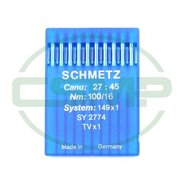 149X1 SIZE 100 PACK OF 10 NEEDLES SCHMETZ 149X1 SIZE 100 PACK OF 10 NEEDLES SCHMETZ