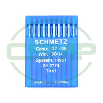 149X1 SIZE 90 PACK OF 10 NEEDLES SCHMETZ