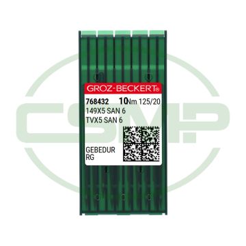 149X5 SAN6 GEBEDUR SIZE 125 PACK OF 10 NEEDLES GB
