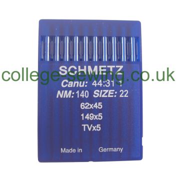 149X5 SIZE 140 PACK OF 10 NEEDLES SCHMETZ