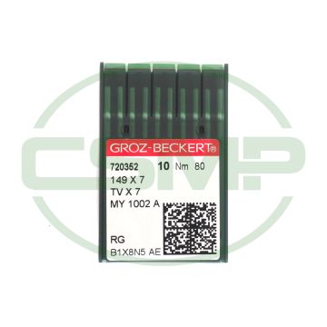 149X7 SIZE 80 PACK OF 10 NEEDLES GROZ BECKERT