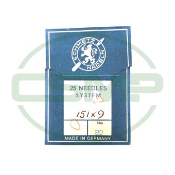 151X11 SIZE 80 PACK OF 10 NEEDLES SCHMETZ DISCONTINUED