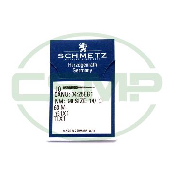 151X7 SIZE 90 = 60M PACK OF 10 NEEDLES SCHMETZ