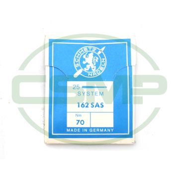 162 SAS SIZE 70 PACK OF 10 NEEDLES SCHMETZ DISCONTINUED