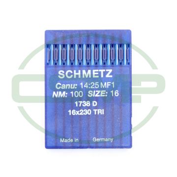 16X230TRI SIZE 100 PACK OF 10 NEEDLES SCHMETZ