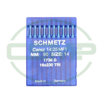 16X230TRI SIZE 90 PACK OF 10 NEEDLES SCHMETZ