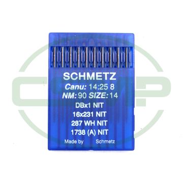 16X231 NIT SIZE 90 NICKEL TEFLON PACK OF 10 SCHMETZ NEEDLES
