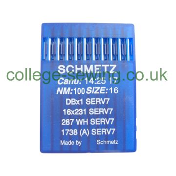 16X231SERV7 SIZE 100 PACK OF 10 NEEDLES SCHMETZ