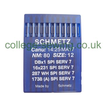 16X231 SPI SERV7 SIZE 80 PACK OF 10 NEEDLES SCHMETZ