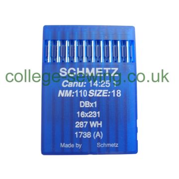 16X231 SIZE 110 PACK OF 10 NEEDLES SCHMETZ