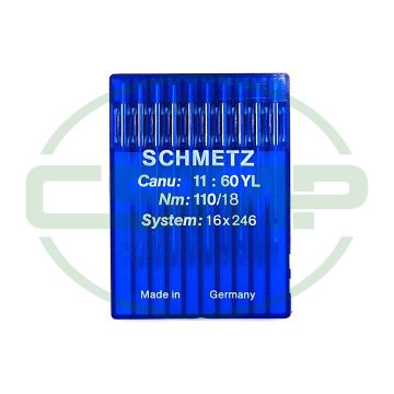 16X246 SIZE 110 PACK OF 10 NEEDLES SCHMETZ 16X246 SIZE 110 PACK OF 10 NEEDLES SCHMETZ