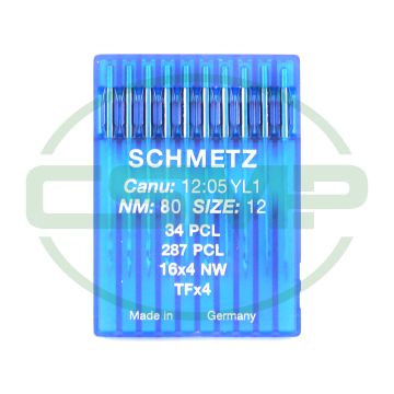 16X4 SIZE 80 PACK OF 10 NEEDLES SCHMETZ 16X4 SIZE 80 PACK OF 10 NEEDLES SCHMETZ
