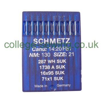 16X95 SUK SIZE 130 PACK OF 10 NEEDLES SCHMETZ