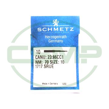 1717TPUE SIZE 70 PACK OF 10 NEEDLES SCHMETZ 1717TPUE SIZE 70 PACK OF 10 NEEDLES SCHMETZ