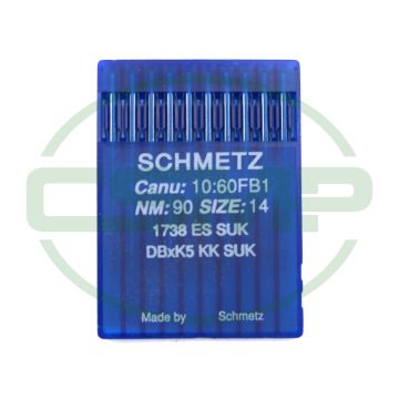 1738ES SUK SIZE 90 PACK OF 10 NEEDLES SCHMETZ