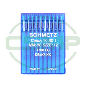 1738ES SIZE 80 PACK OF 10 NEEDLES SCHMETZ 1738ES SIZE 80 PACK OF 10 NEEDLES SCHMETZ