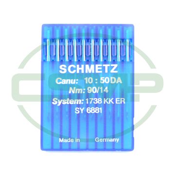 1738 KK ER SIZE 90 PACK OF 10 NEEDLES SCHMETZ DISCONTINUED