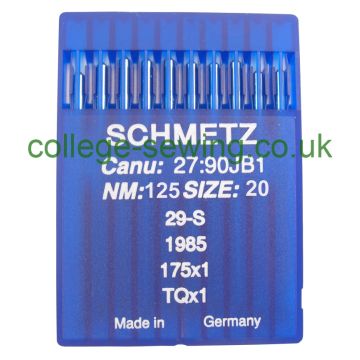 175X1 SIZE 125 PACK OF 10 NEEDLES SCHMETZ